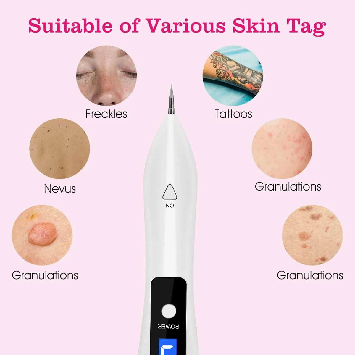 Types of skin imperfections the Lumière Clear pen is designed for