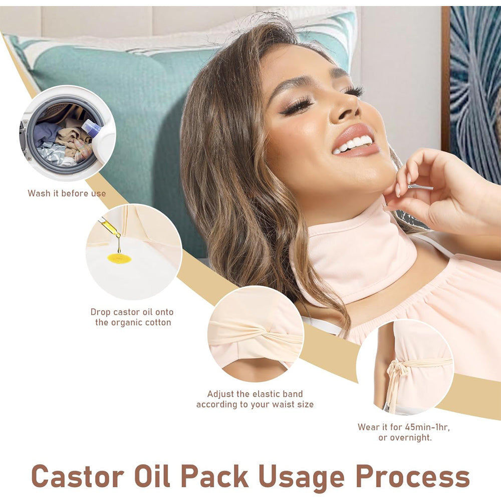 How to use the Lumière Restore castor oil pack