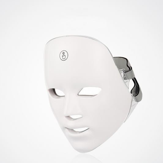 Lumière Glow LED light therapy mask for face and neck, front view
